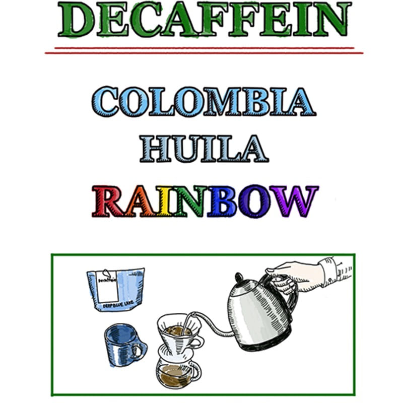 Decaffein  디카페인 콜롬비아 우일라 레인보우 (로스팅 5월7일예정)